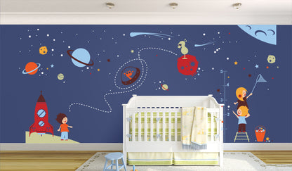 Outer Space with Growth Chart